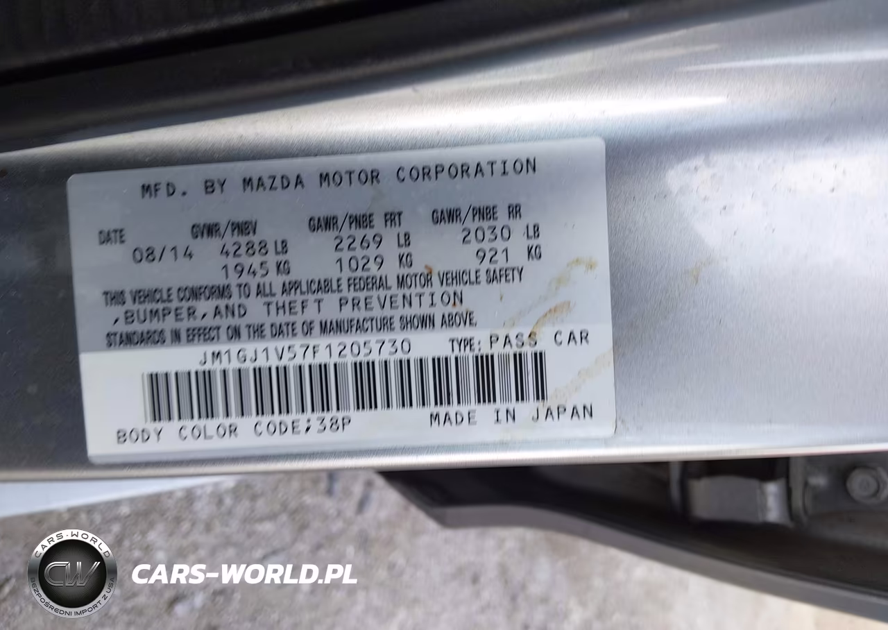 2015 Mazda Mazda6 I Touring VIN:JM1GJ1V57F1205730 - 9