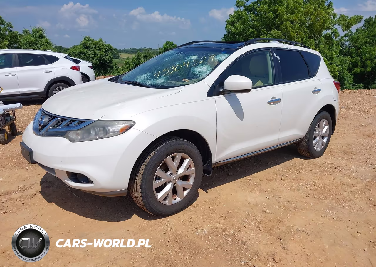 2013 Nissan Murano Sl VIN:JN8AZ1MW0DW302359 - 2