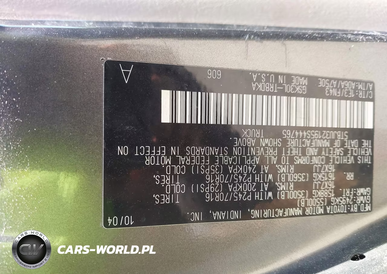 2005 Toyota Tundra VIN:5TBJU32195S444765 - 9