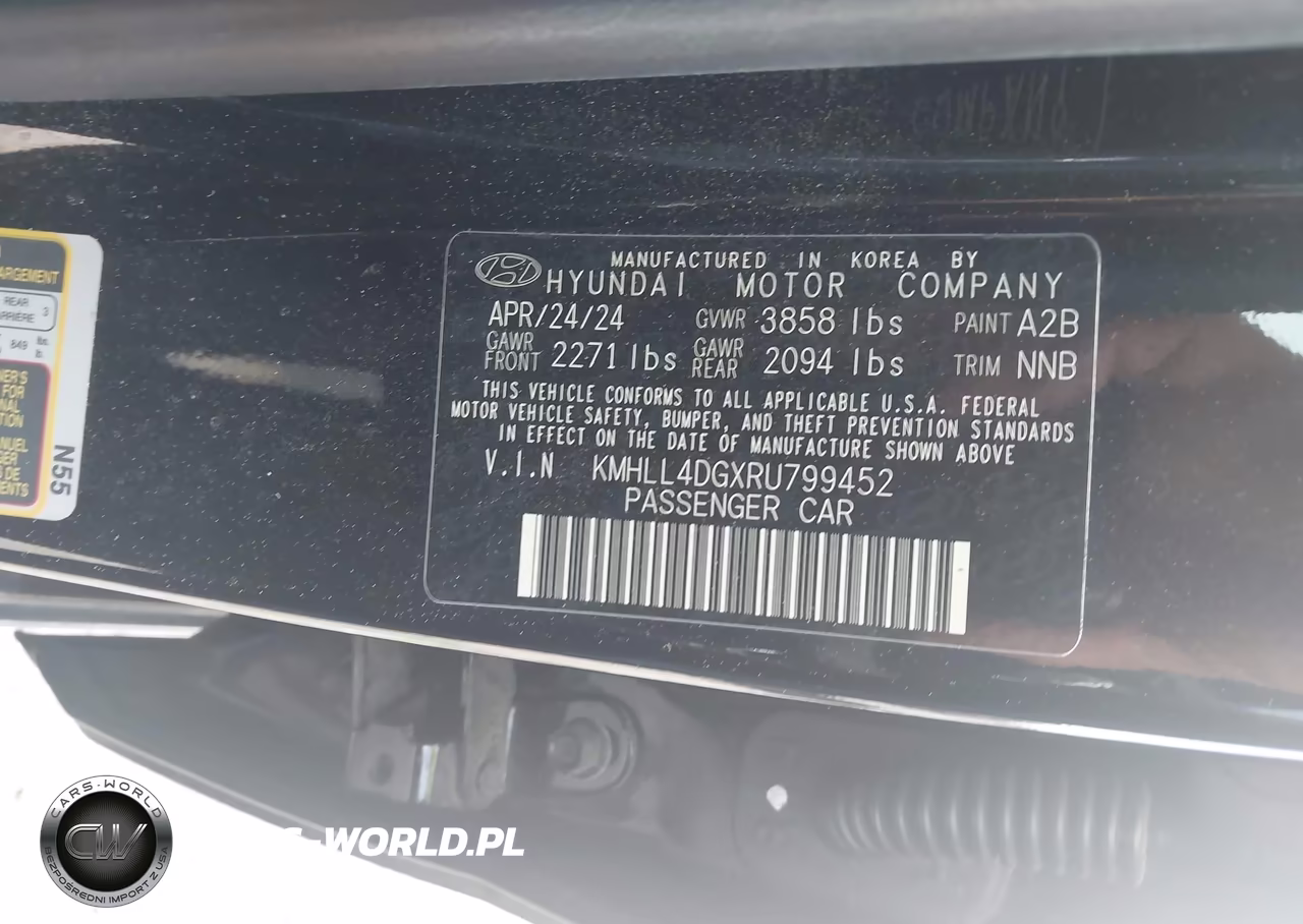 2024 Hyundai Elantra Se VIN:KMHLL4DGXRU799452 - 9