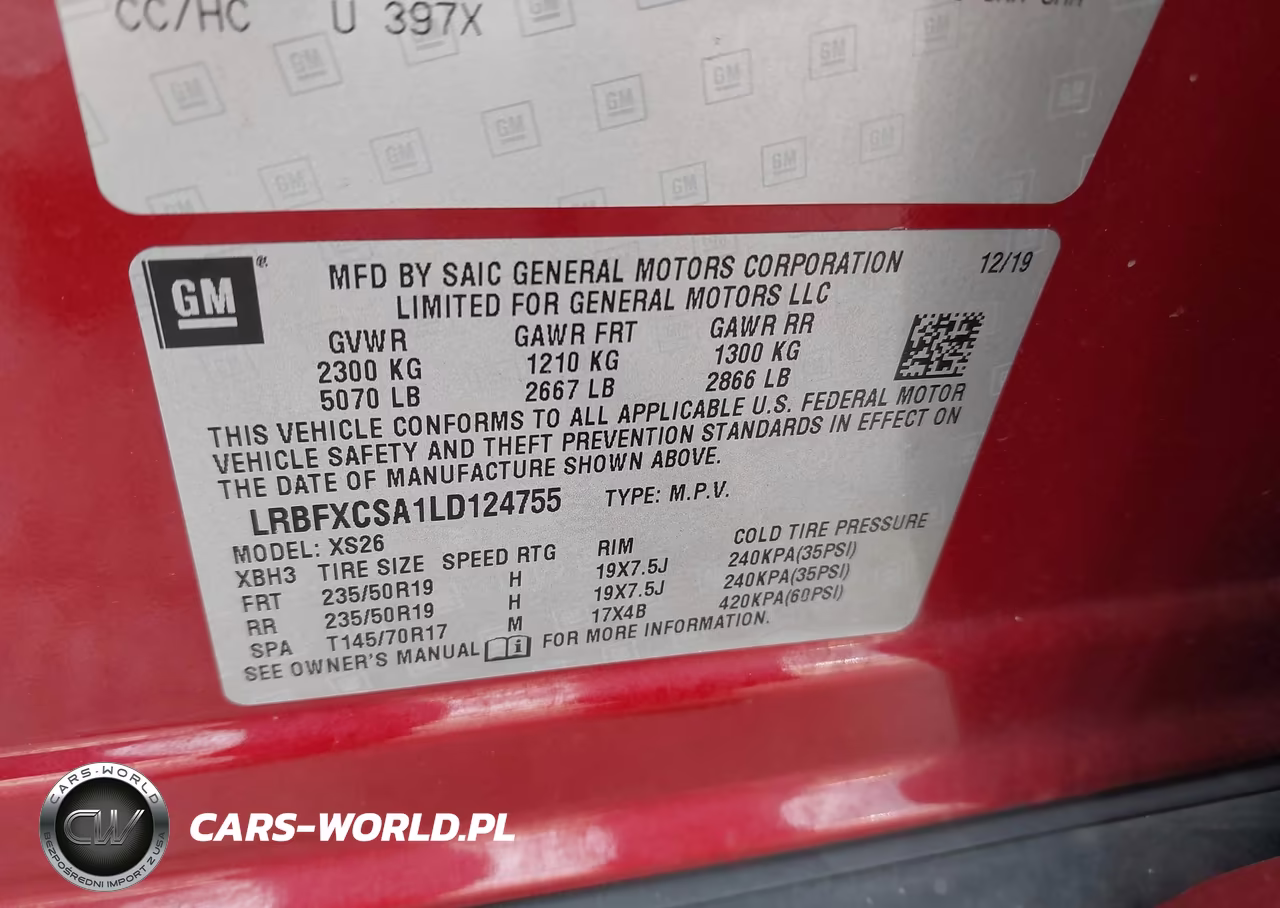 2020 Buick Envision Fwd Essence VIN:LRBFXCSA1LD124755 - 9