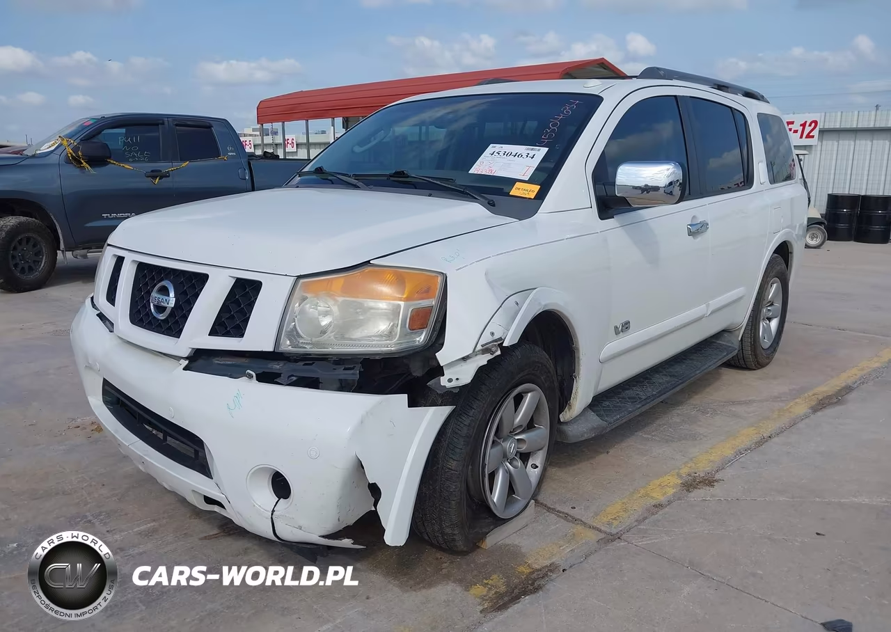 2008 Nissan Armada Se VIN:5N1AA08D78N629676 - 2