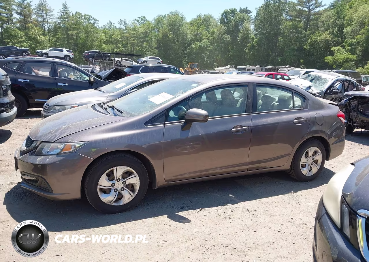 2014 Honda Civic Lx VIN:19XFB2F56EE206506 - 14