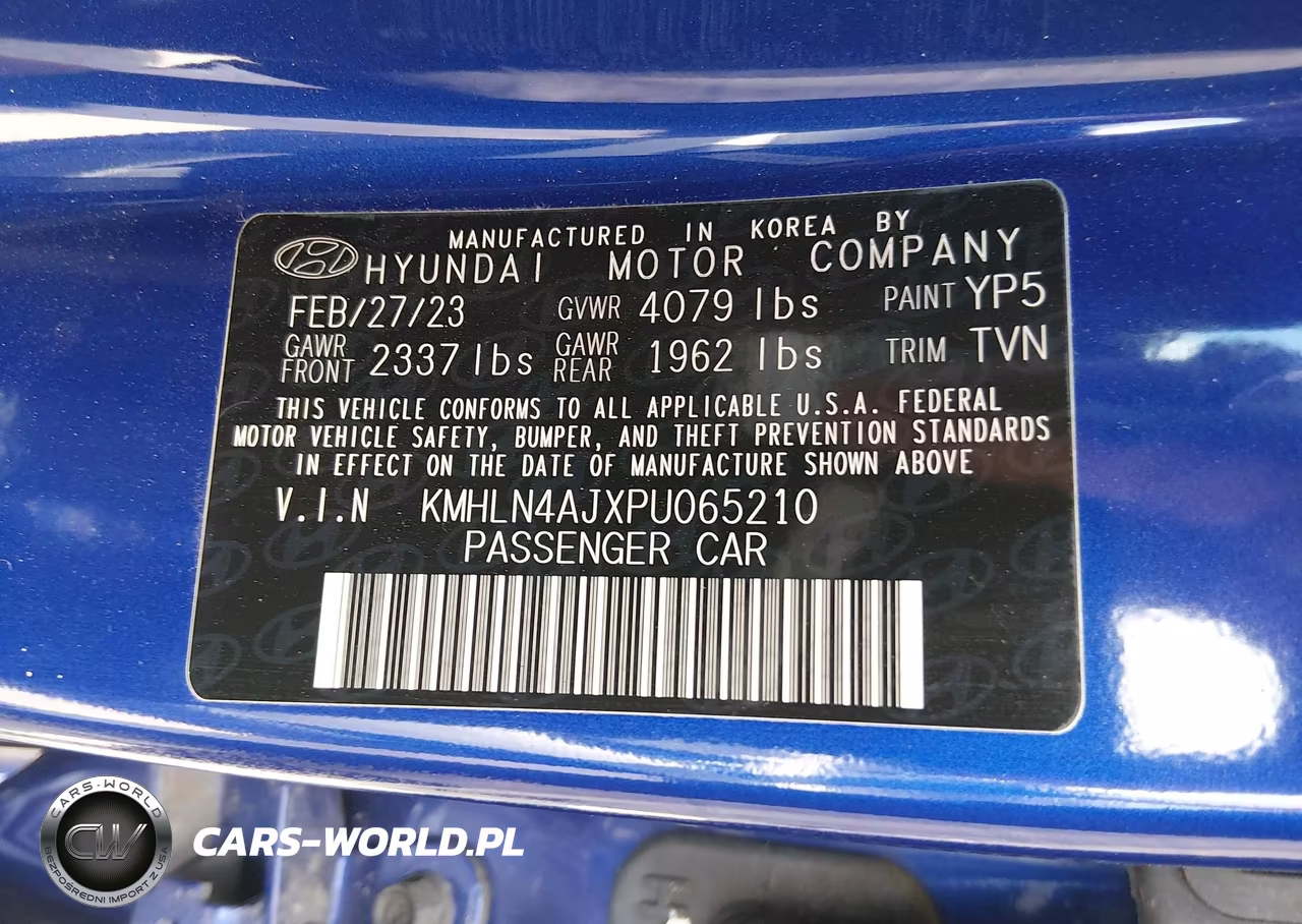 2023 Hyundai Elantra Hybrid Limited VIN:KMHLN4AJXPU065210 - 9