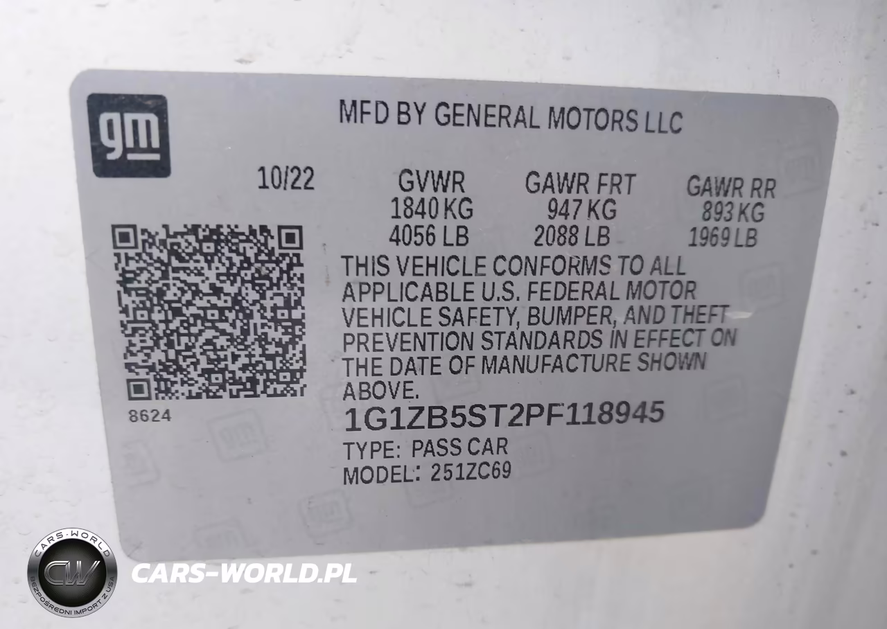 2023 Chevrolet Malibu Fwd Ls VIN:1G1ZB5ST2PF118945 - 9