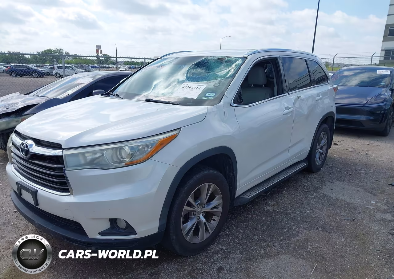 2015 Toyota Highlander Xle V6 VIN:5TDJKRFH5FS149655 - 2