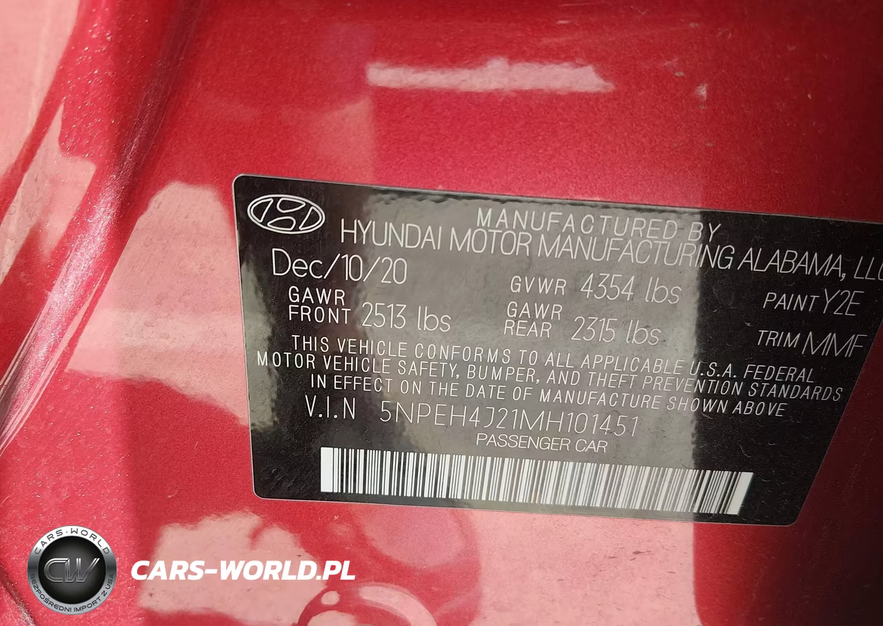 2021 Hyundai Sonata Limited VIN:5NPEH4J21MH101451 - 9
