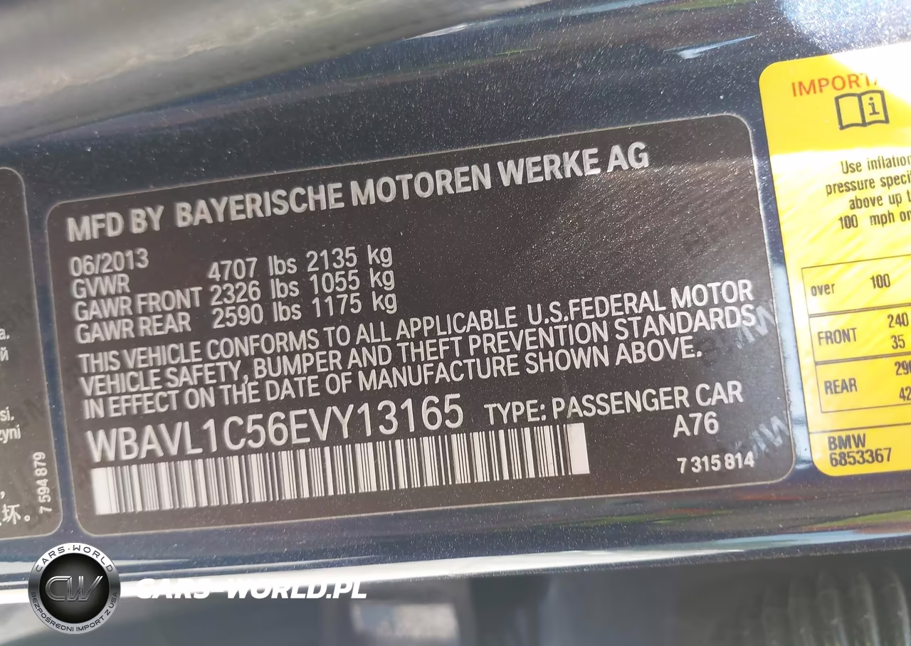 2014 BMW X1 xDrive28I VIN:WBAVL1C56EVY13165 - 9