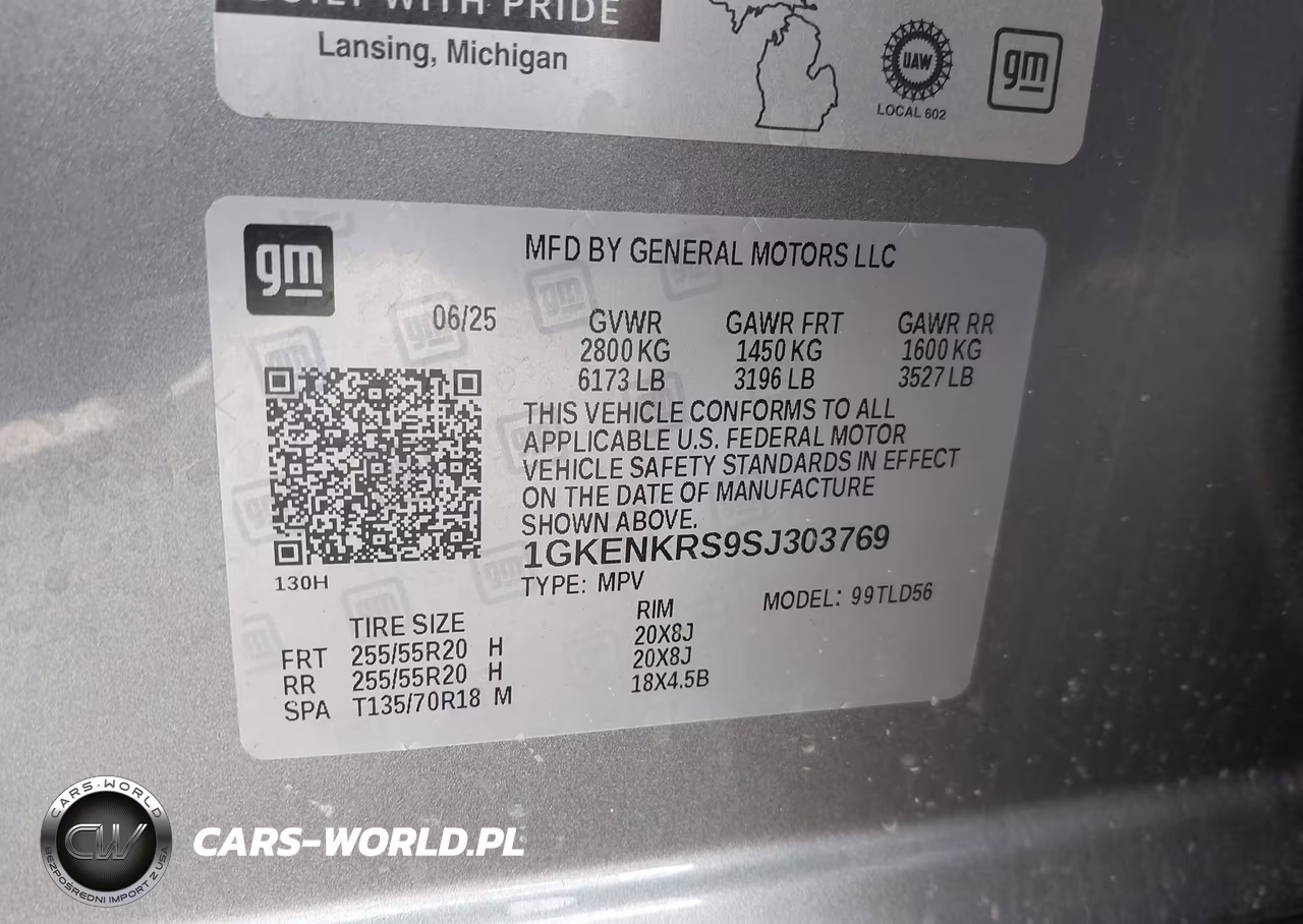 2025 GMC Acadia Fwd Elevation VIN:1GKENKRS9SJ303769 - 9