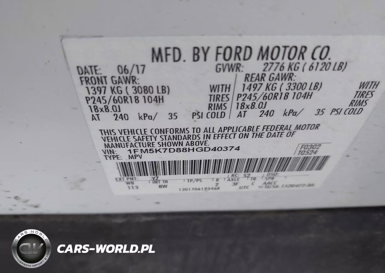 2017 Ford Explorer Xlt VIN:1FM5K7D88HGD40374 - 9