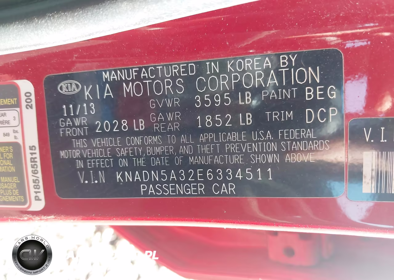 2014 Kia Rio Ex VIN:KNADN5A32E6334511 - 9