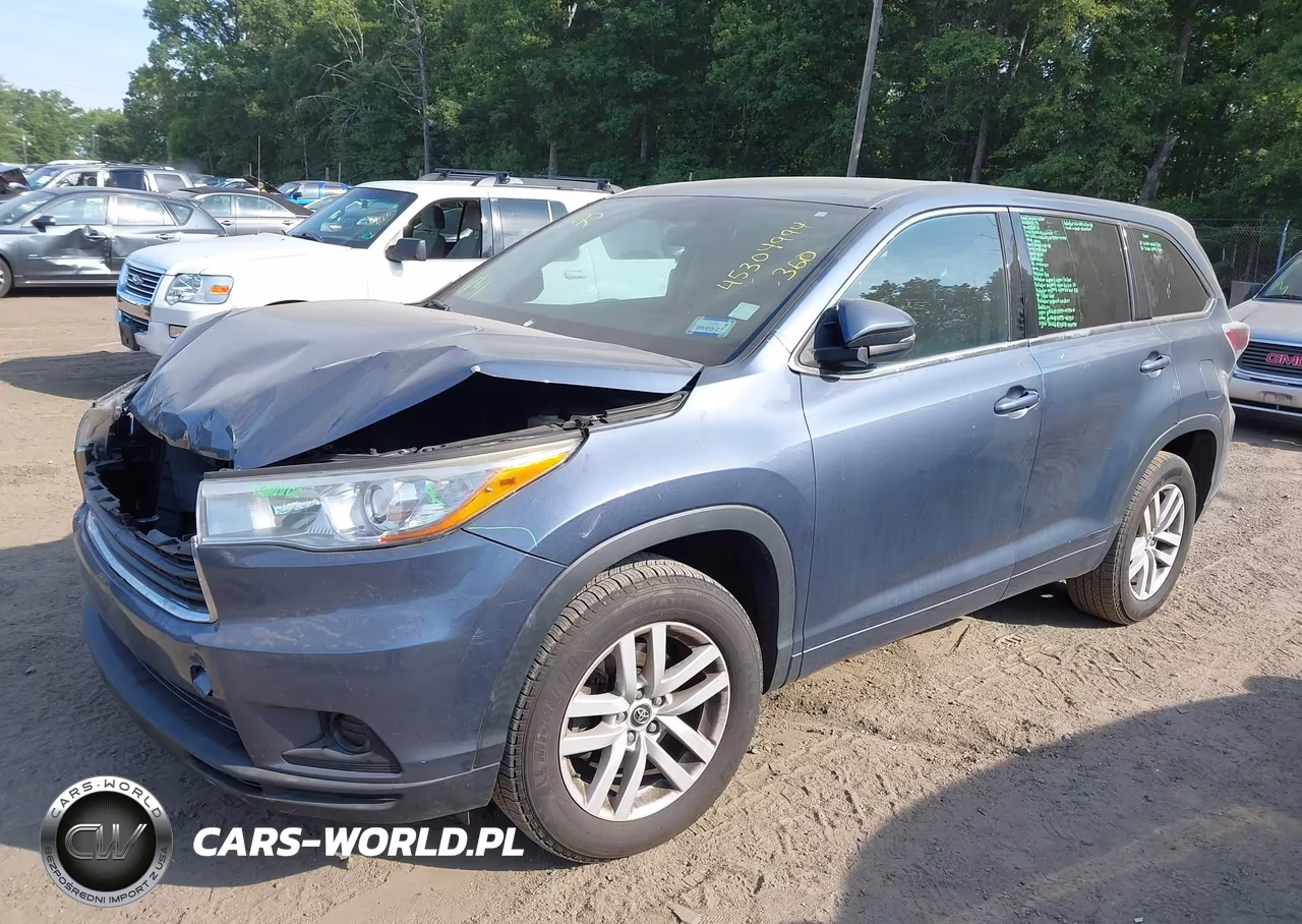 2016 Toyota Highlander Le VIN:5TDZARFH1GS022800 - 2
