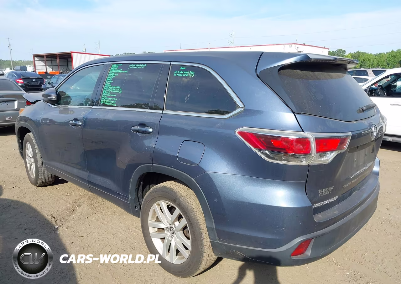 2016 Toyota Highlander Le VIN:5TDZARFH1GS022800 - 3