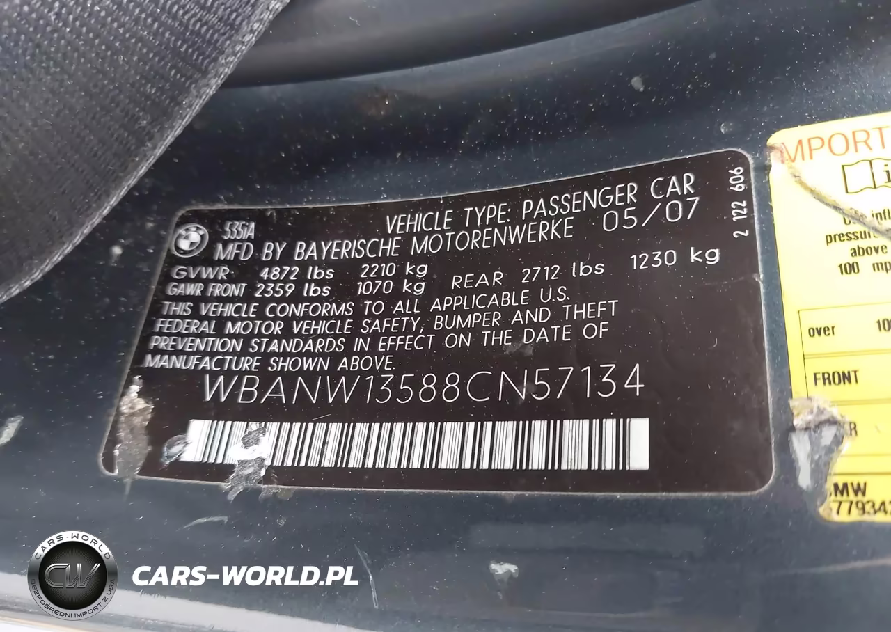 2008 BMW 535I VIN:WBANW13588CN57134 - 9
