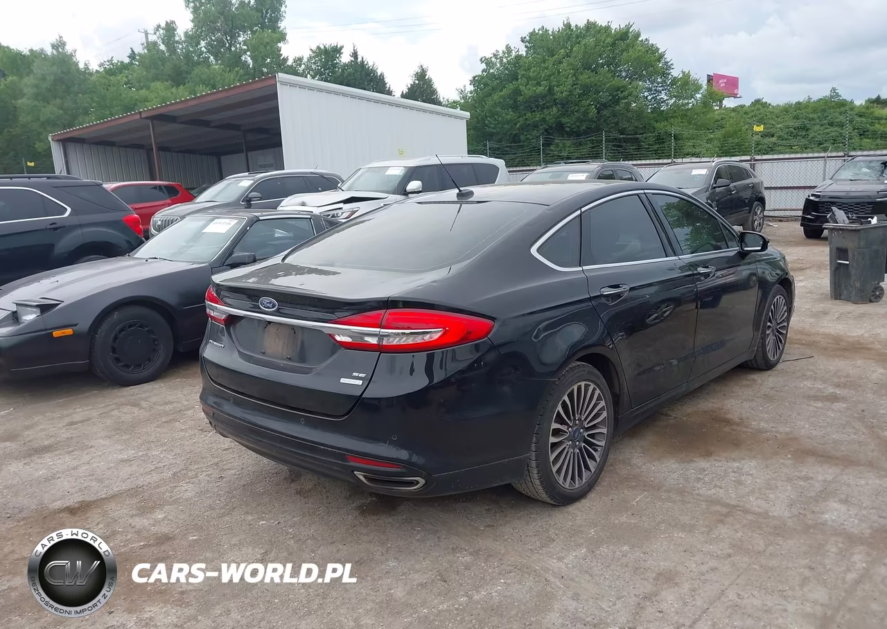2017 Ford Fusion Se VIN:3FA6P0H95HR119625 - 4