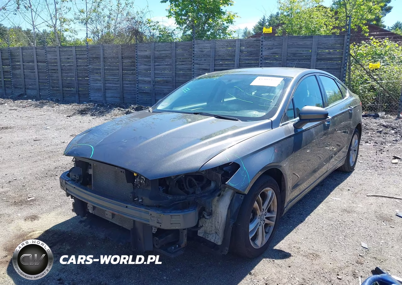 2018 Ford Fusion Se VIN:3FA6P0H76JR106080 - 2