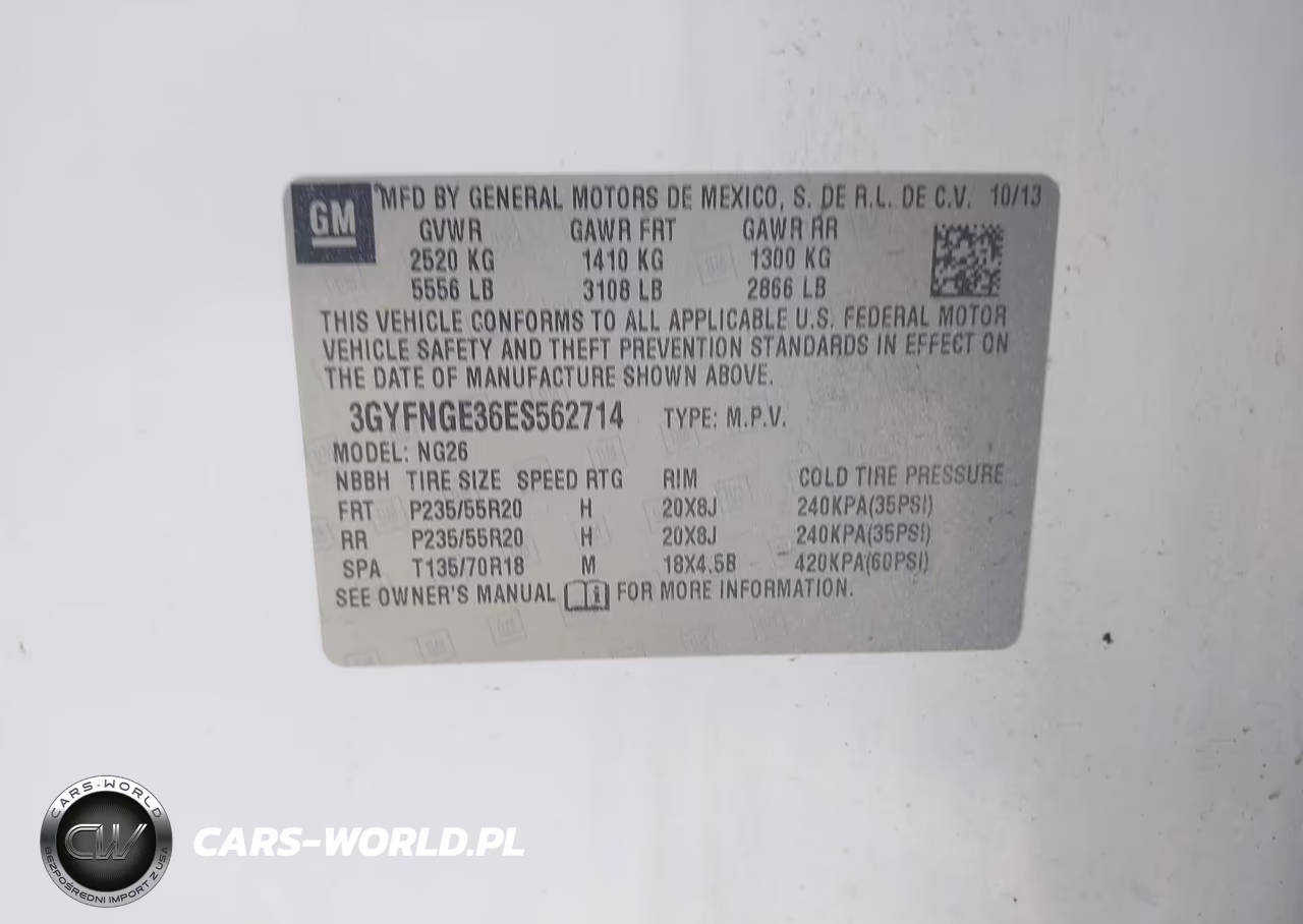 2014 Cadillac Srx Premium Collection VIN:3GYFNGE36ES562714 - 9
