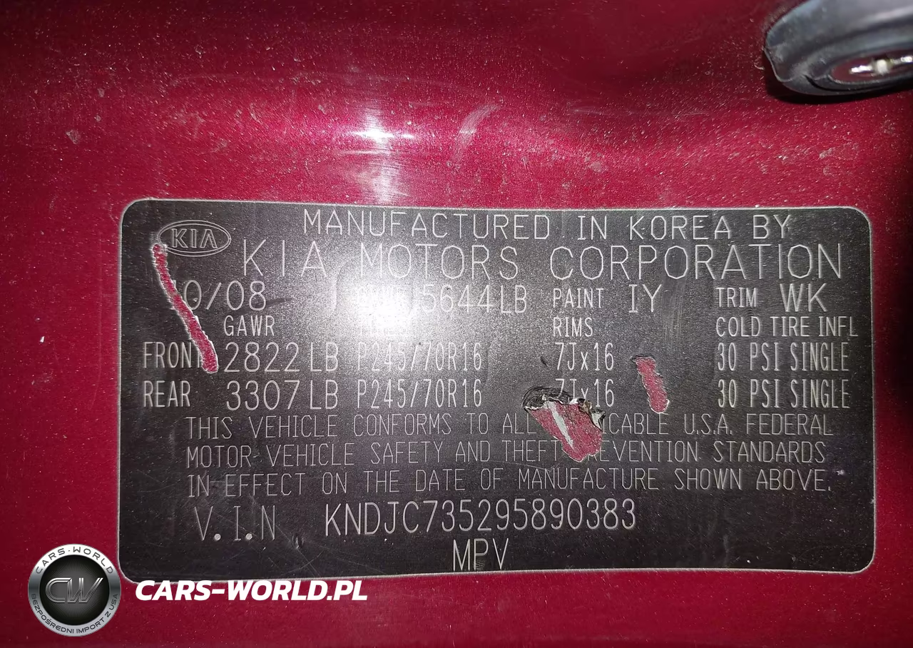 2009 Kia Sorento Lx VIN:KNDJC735295890383 - 9