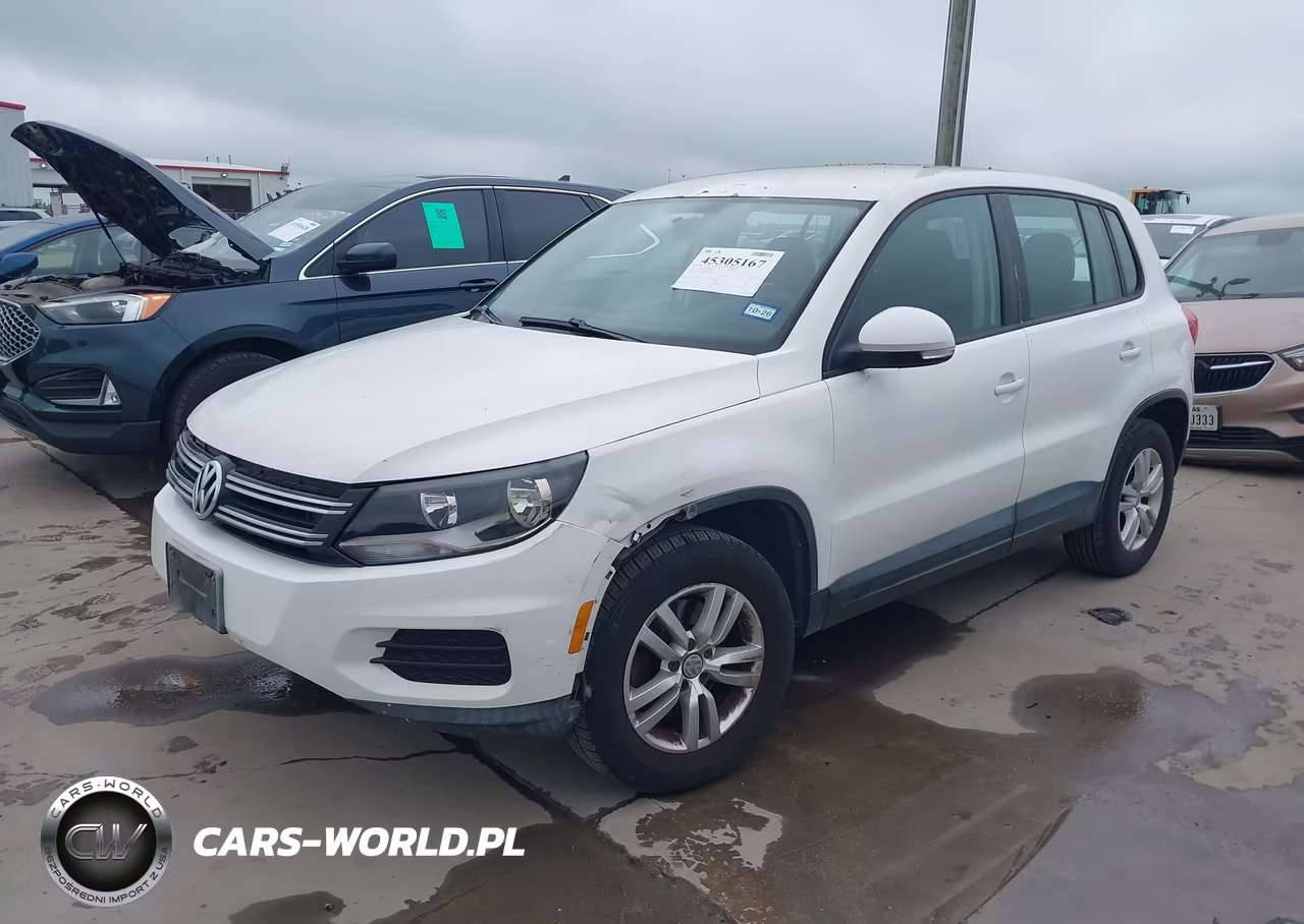 2012 Volkswagen Tiguan S VIN:WVGAV7AX7CW567572 - 2