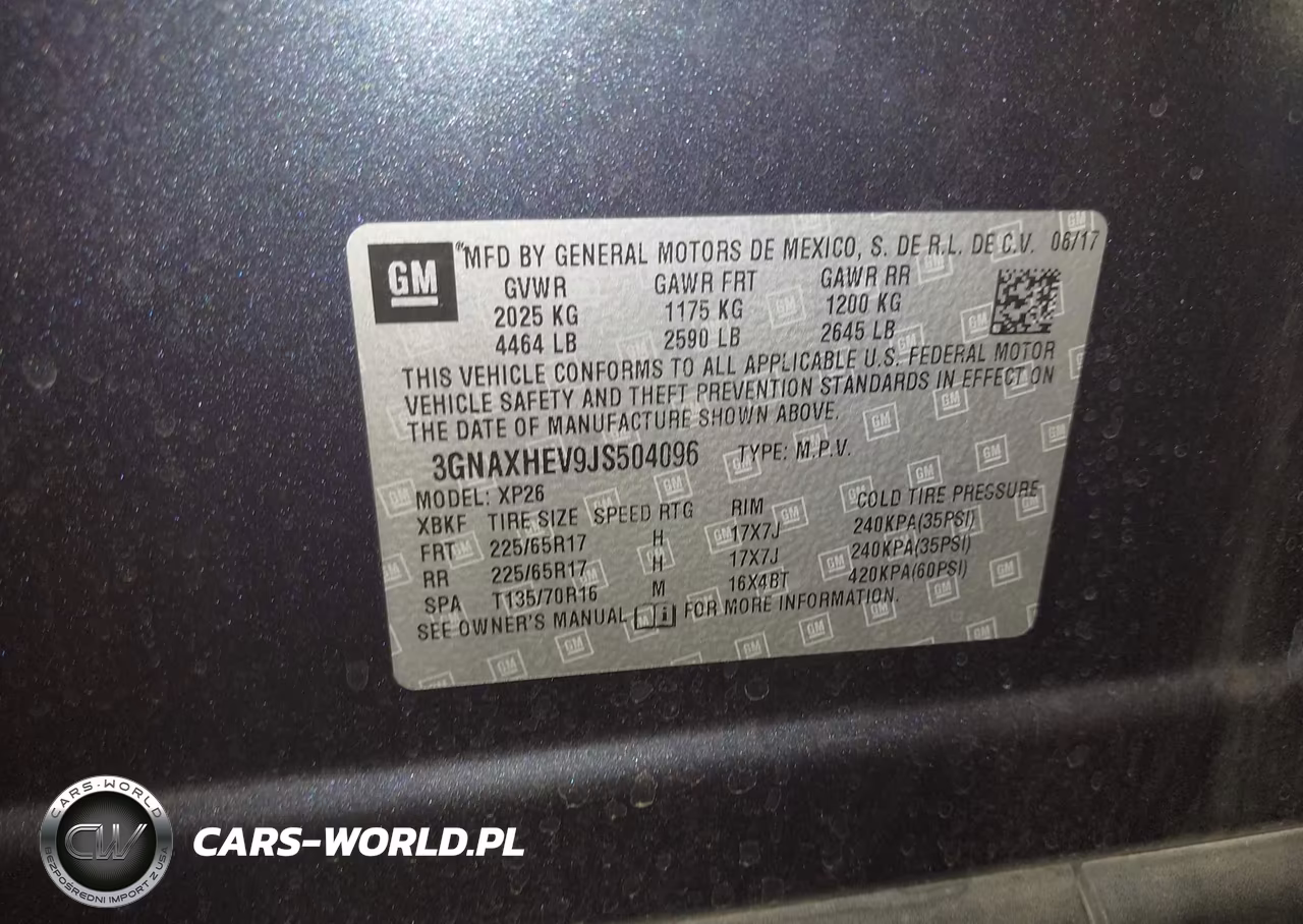 2018 Chevrolet Equinox Ls VIN:3GNAXHEV9JS504096 - 9
