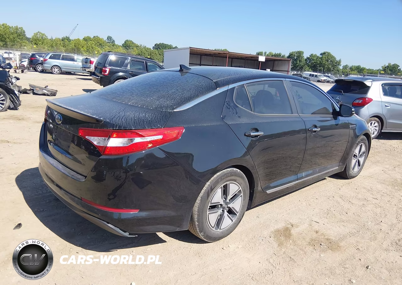 2013 Kia Optima Hybrid Lx VIN:KNAGM4AD2D5045183 - 4