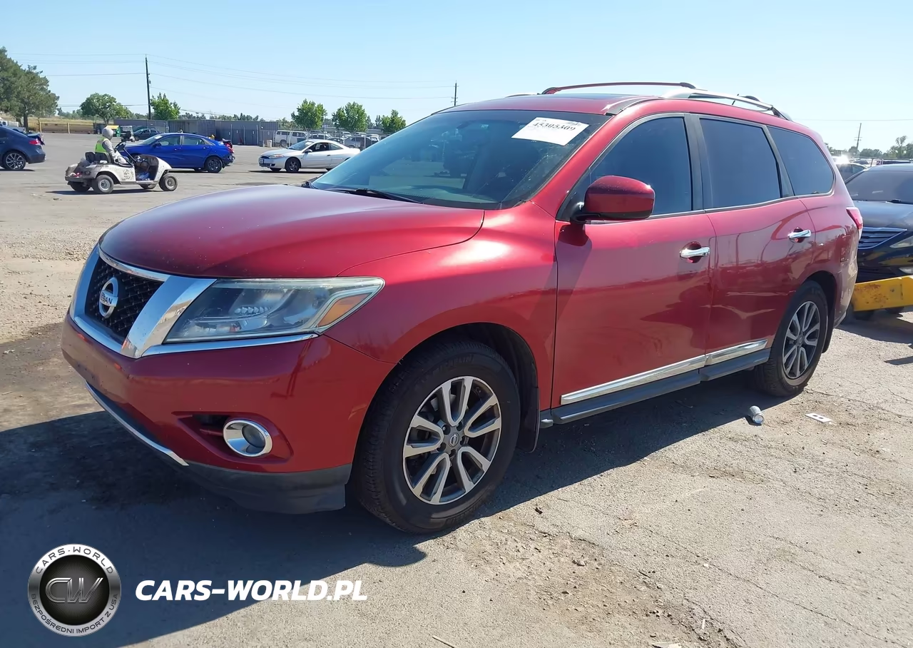 2014 Nissan Pathfinder Sl VIN:5N1AR2MN8EC635769 - 2