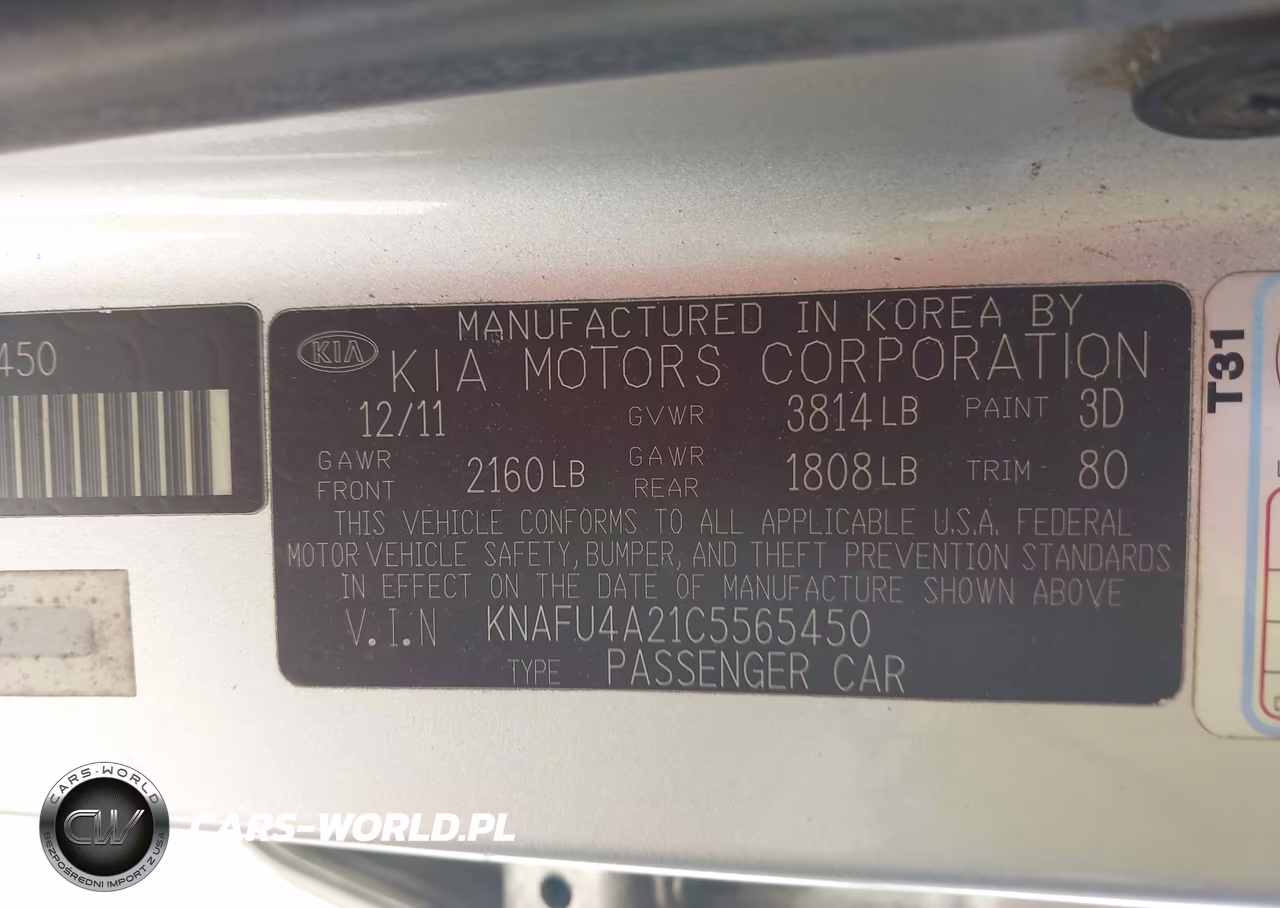 2012 Kia Forte Ex VIN:KNAFU4A21C5565450 - 9