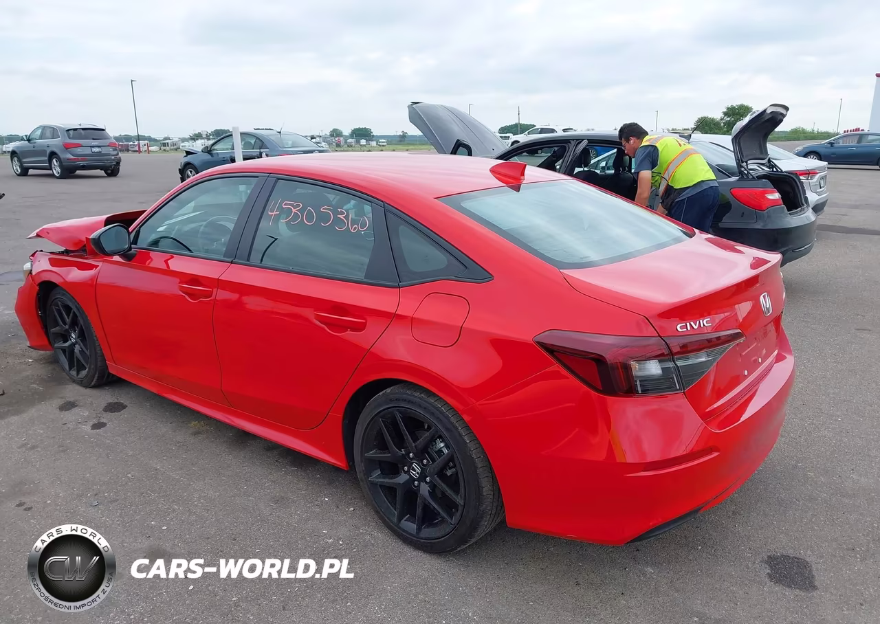 2025 Honda Civic Sport VIN:2HGFE2F51SH576593 - 3