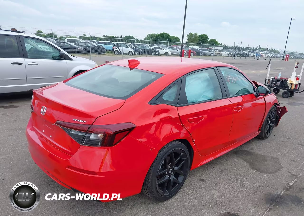 2025 Honda Civic Sport VIN:2HGFE2F51SH576593 - 4