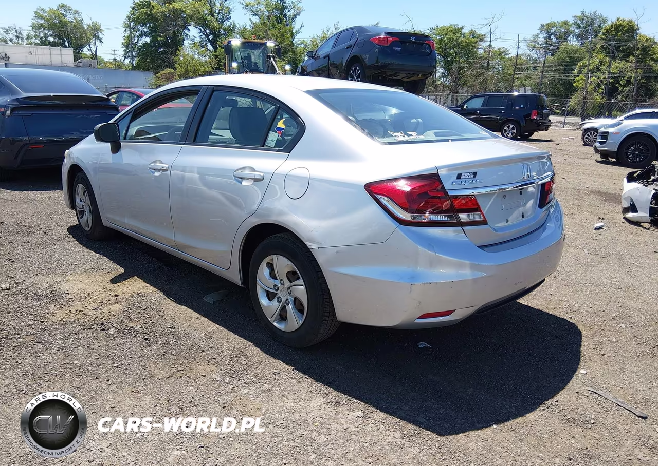 2014 Honda Civic Lx VIN:19XFB2F51EE208440 - 3