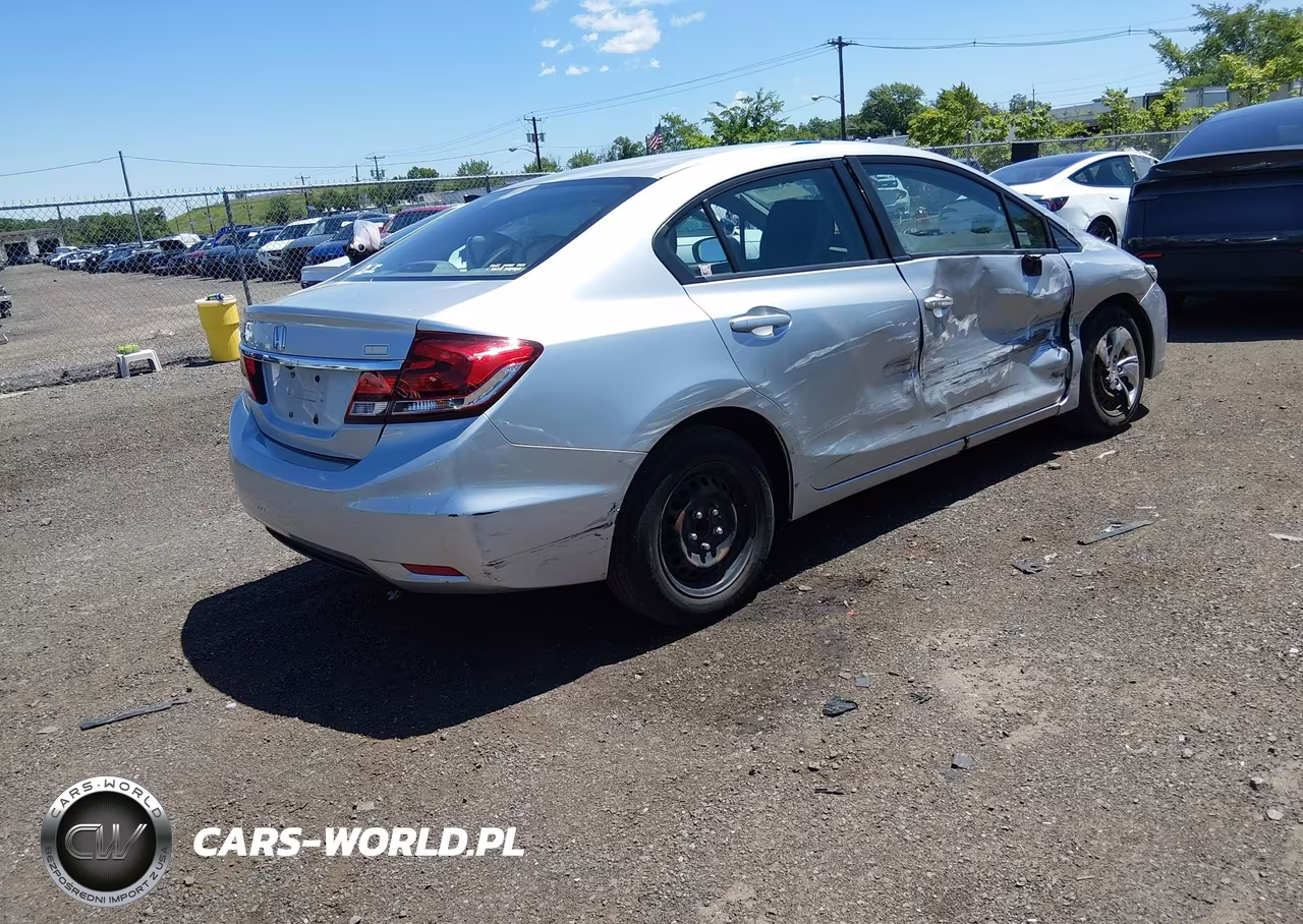 2014 Honda Civic Lx VIN:19XFB2F51EE208440 - 4