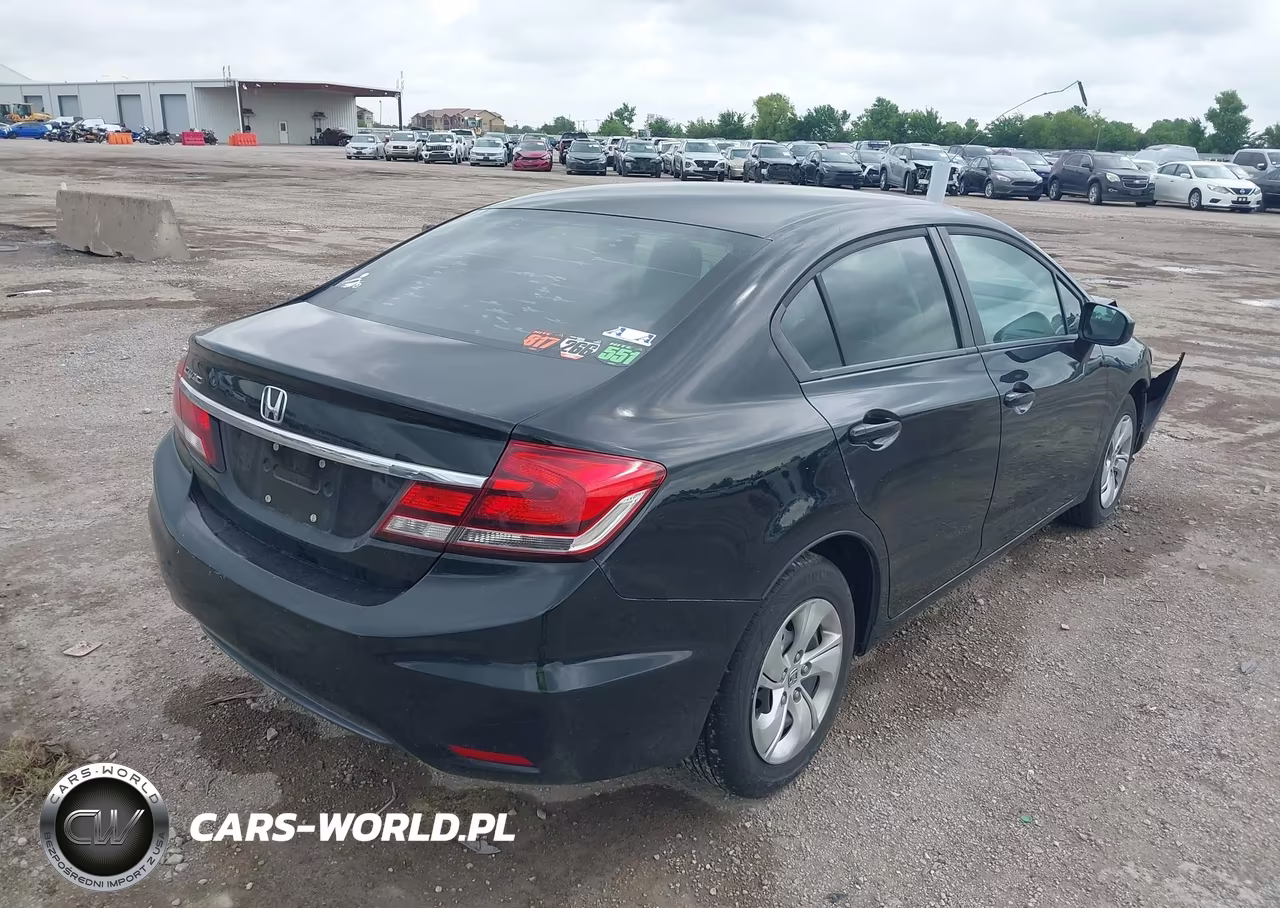 2015 Honda Civic Lx VIN:19XFB2F52FE062891 - 4