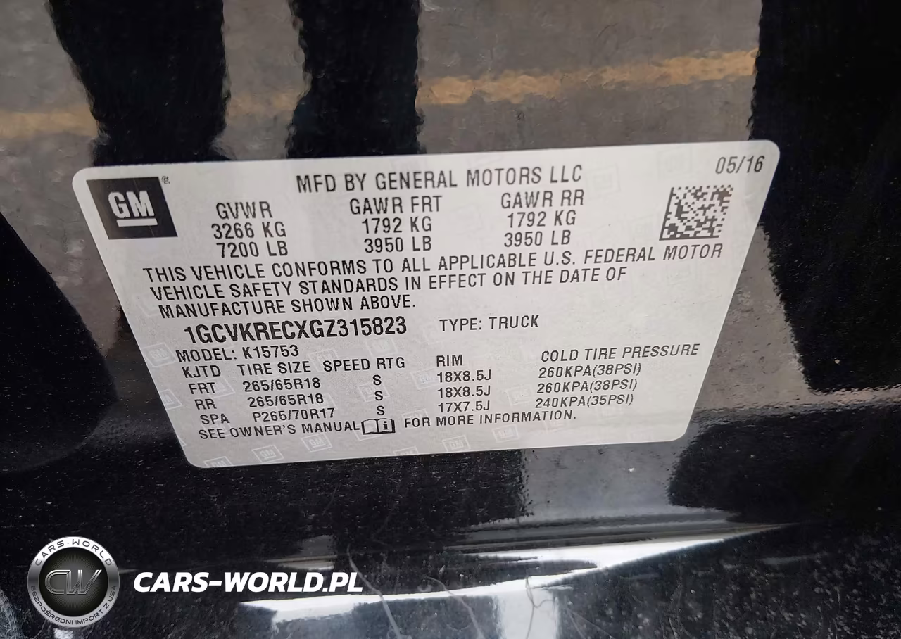 2016 Chevrolet Silverado 1500 2Lt VIN:1GCVKRECXGZ315823 - 9