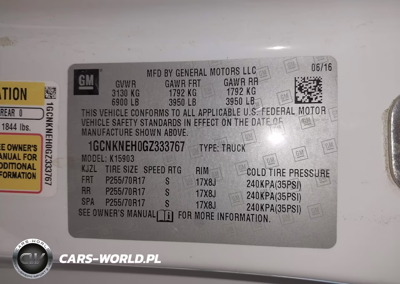2016 Chevrolet Silverado 1500 Wt VIN:1GCNKNEH0GZ333767 - 9