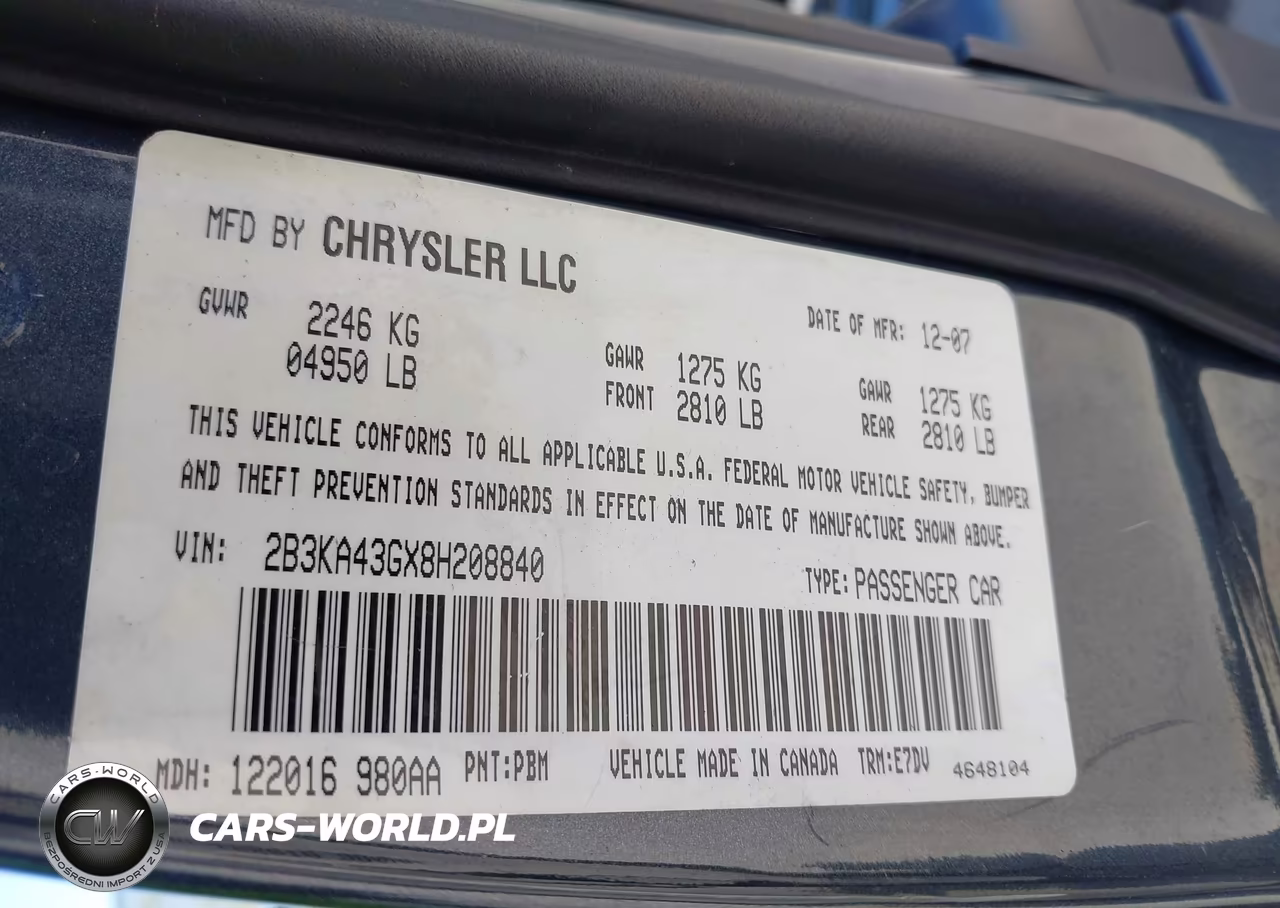 2008 Dodge Charger VIN:2B3KA43GX8H208840 - 9