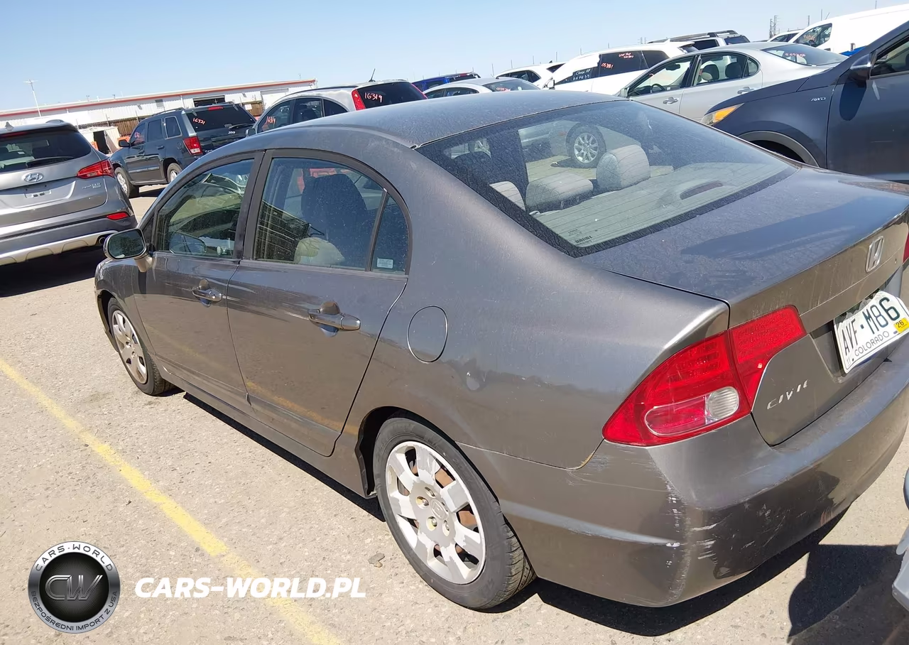 2008 Honda Civic Lx VIN:1HGFA15508L048322 - 3