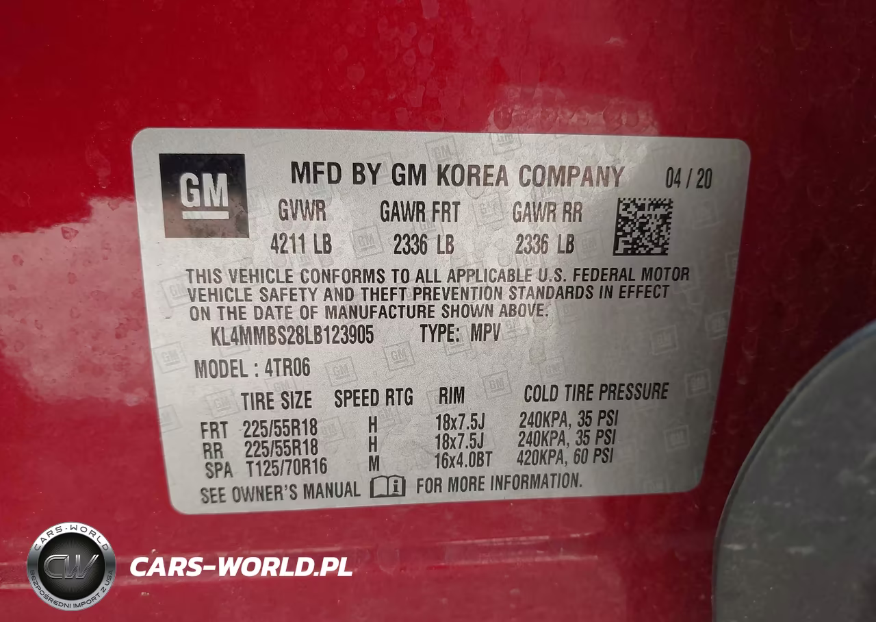 2020 Buick Encore Gx Fwd Preferred VIN:KL4MMBS28LB123905 - 9