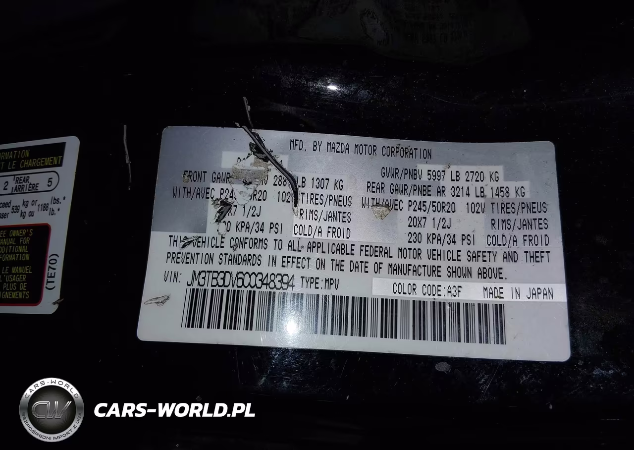 2012 Mazda Cx-9 Grand Touring VIN:JM3TB3DV6C0348394 - 9