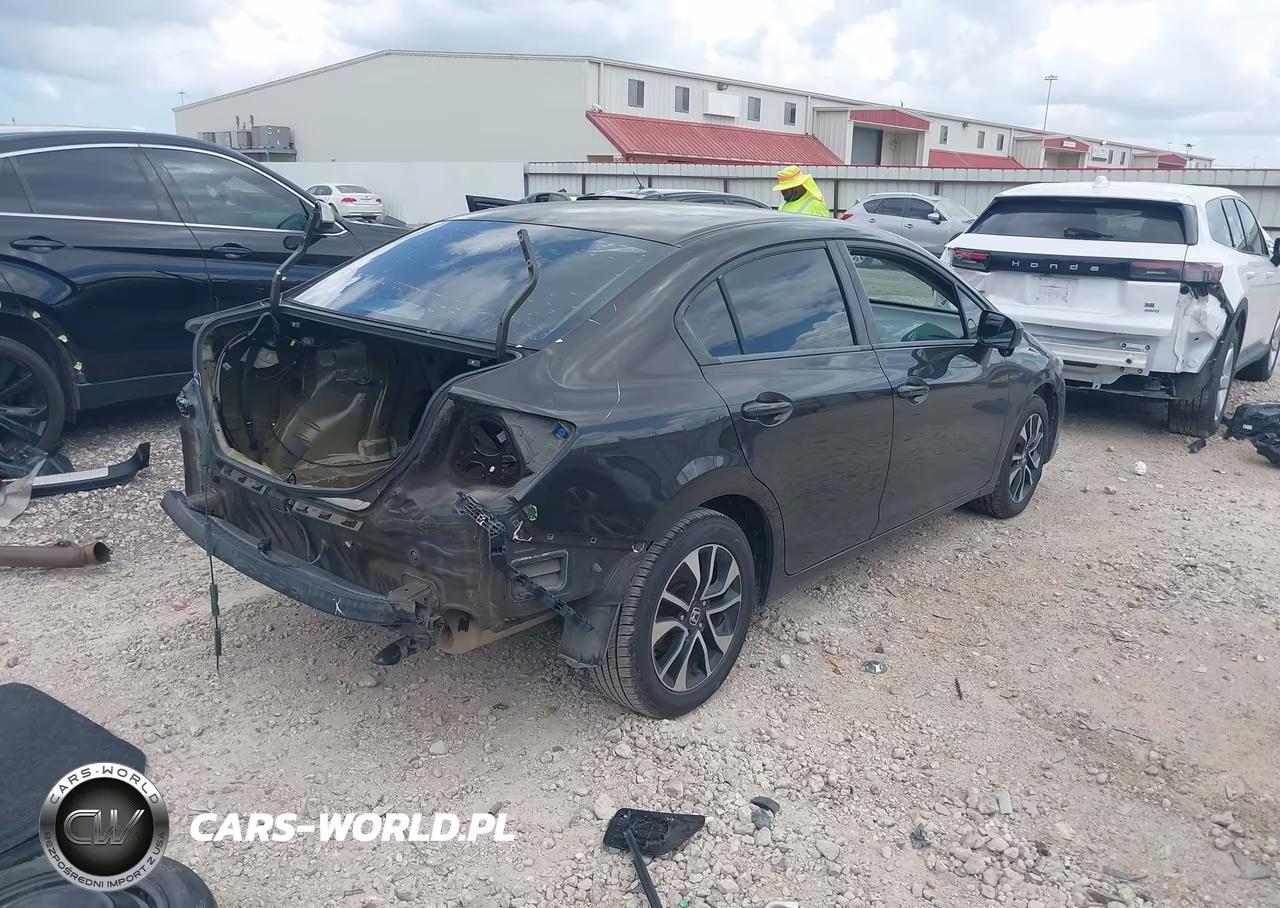 2014 Honda Civic Ex VIN:2HGFB2F83EH559740 - 4