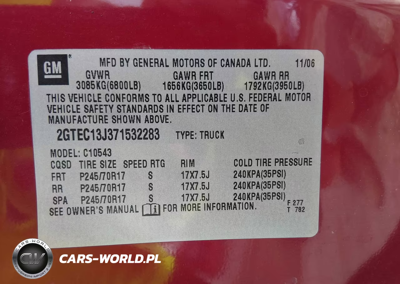 2007 GMC Sierra 1500 Slt VIN:2GTEC13J371532283 - 9