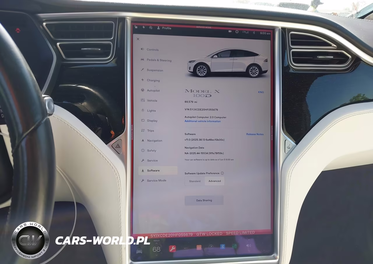2017 Tesla Model X 100D-75D-90D VIN:5YJXCDE20HF055679 - 19
