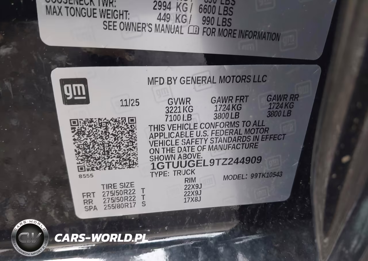 2026 GMC Sierra 1500 , Short Bed, Denali, 4Wd VIN:1GTUUGEL9TZ244909 - 9