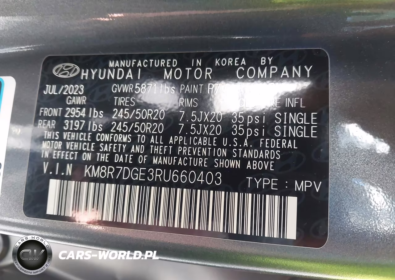 2024 Hyundai Palisade Calligraphy VIN:KM8R7DGE3RU660403 - 9