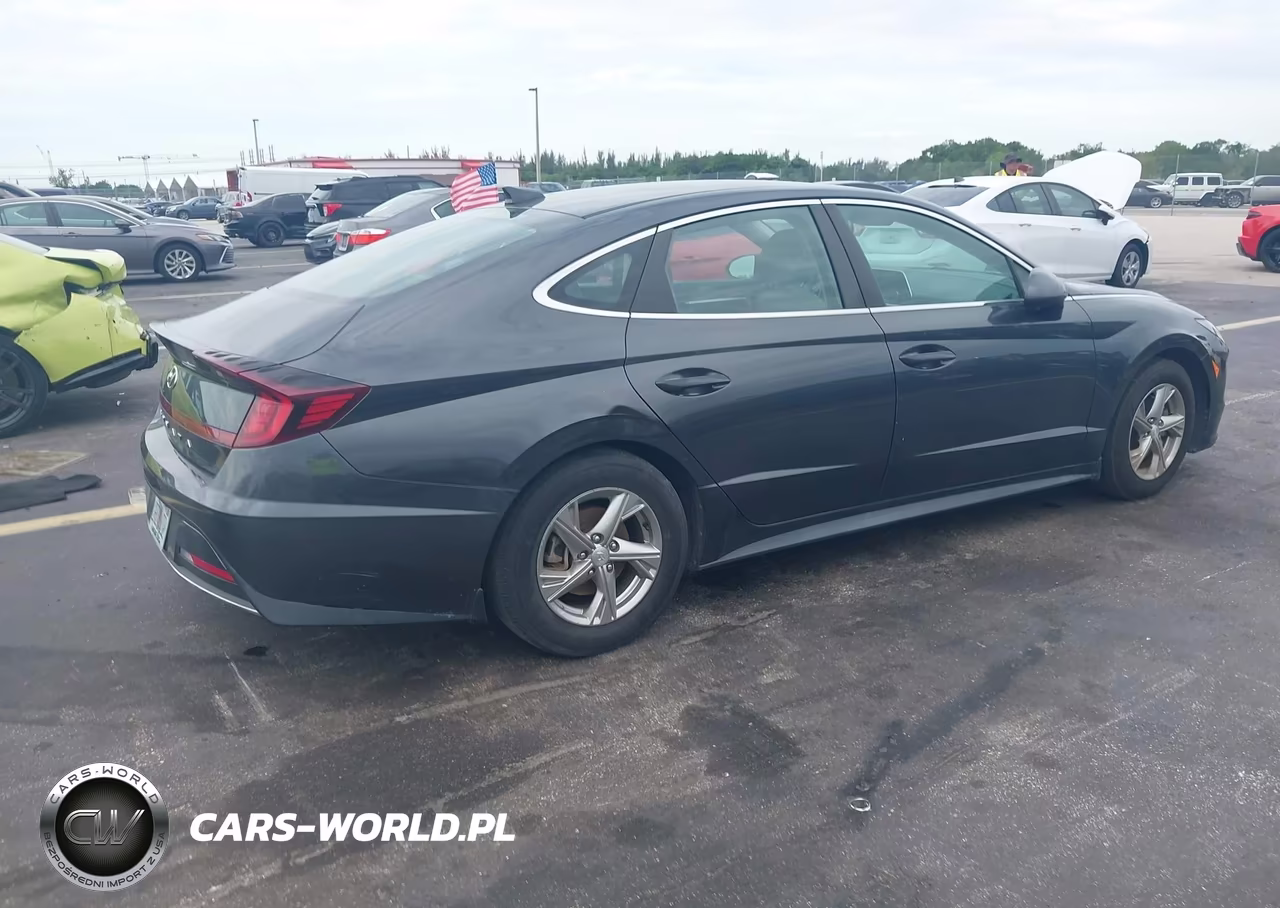 2021 Hyundai Sonata Se VIN:5NPEG4JA2MH117829 - 4
