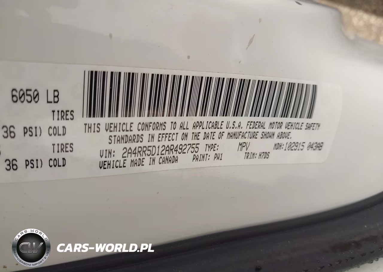 2010 Chrysler Town & Country Touring VIN:2A4RR5D12AR492755 - 9