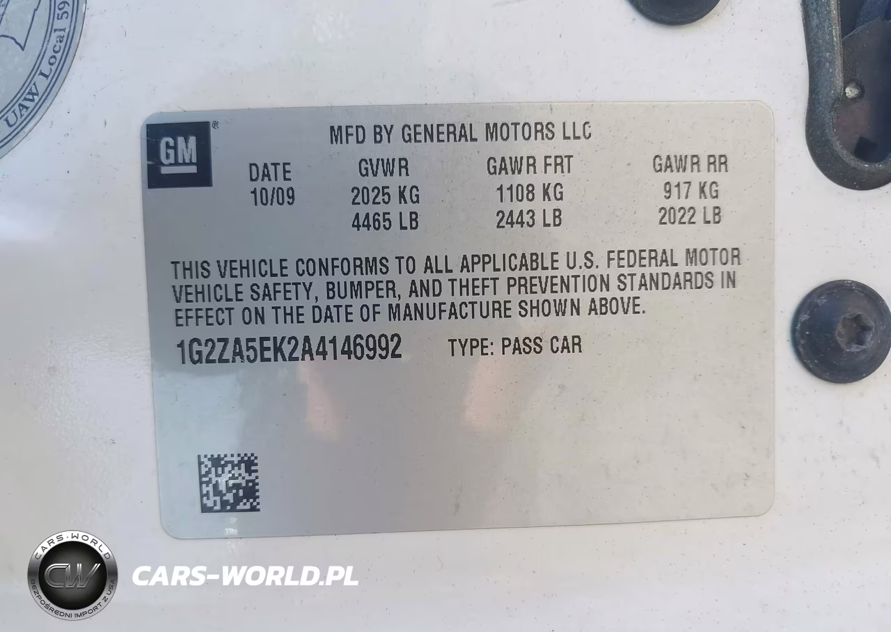 2010 Pontiac G6 VIN:1G2ZA5EK2A4146992 - 9