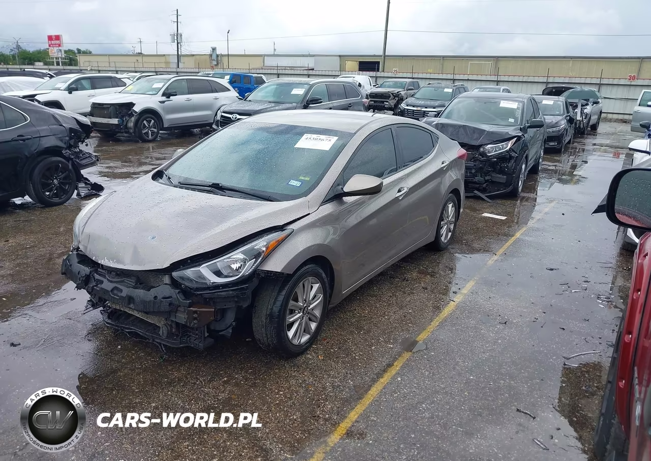2016 Hyundai Elantra Se VIN:5NPDH4AEXGH761949 - 2