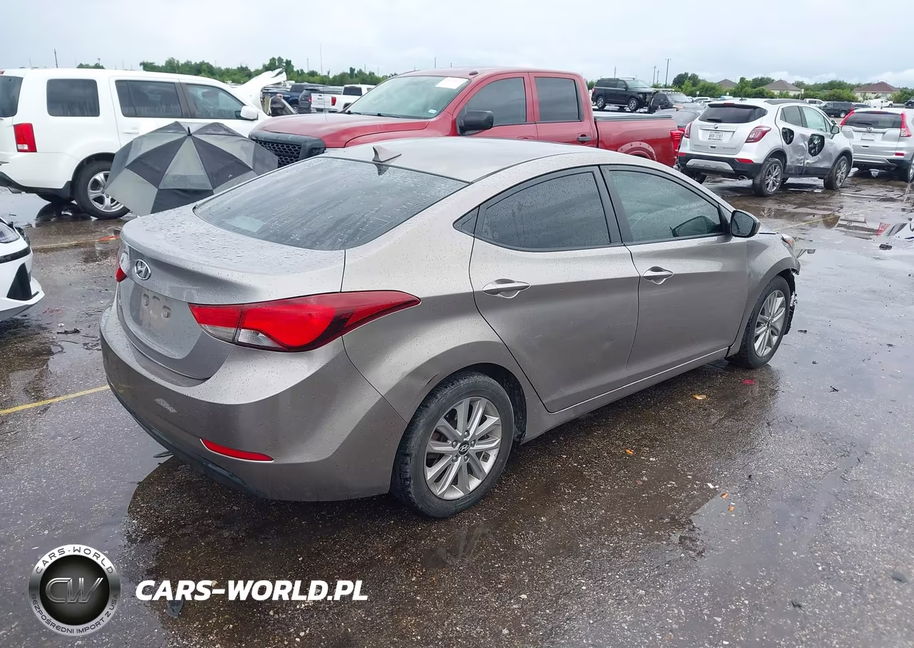 2016 Hyundai Elantra Se VIN:5NPDH4AEXGH761949 - 4