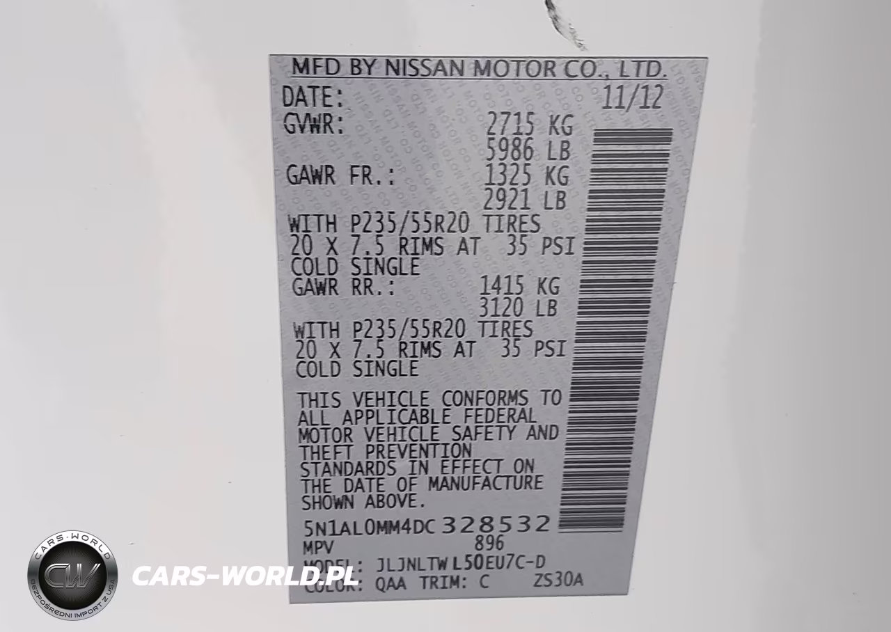 2013 Infiniti Jx35 VIN:5N1AL0MM4DC328532 - 9