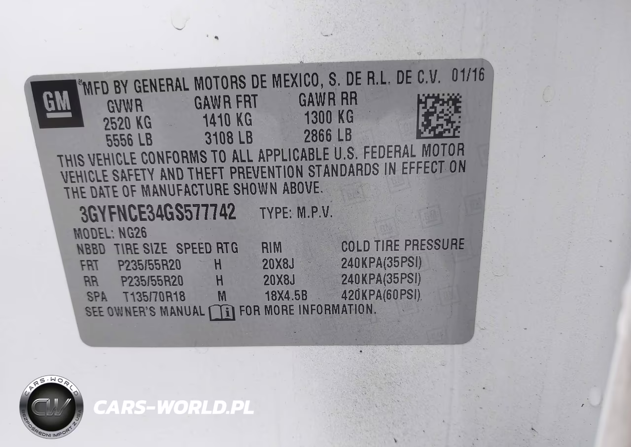 2016 Cadillac Srx Performance Collection VIN:3GYFNCE34GS577742 - 9
